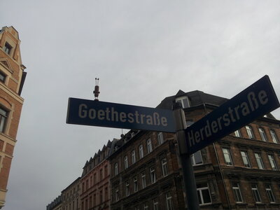 Handstand-Kork in der Goethestraße