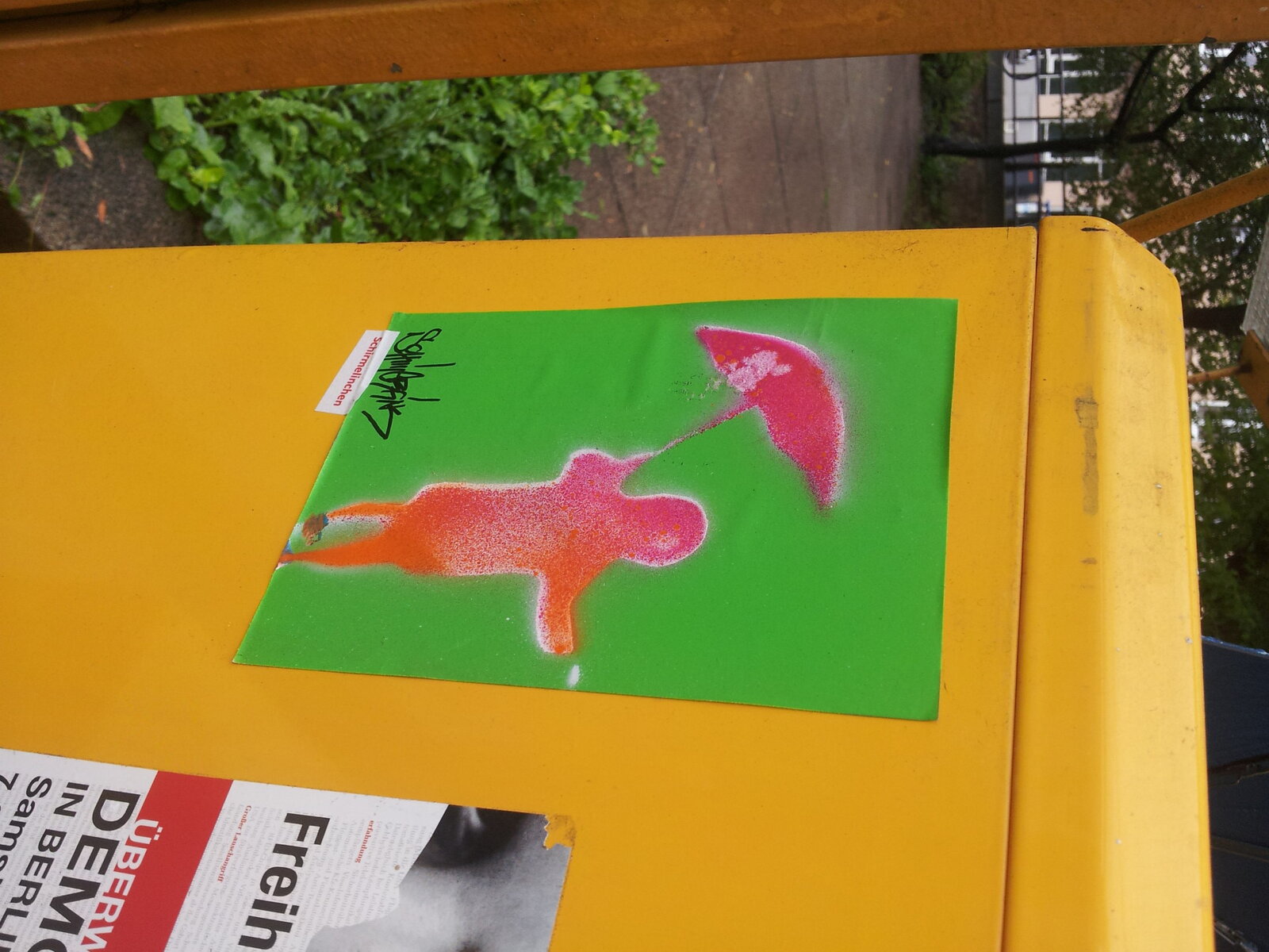 Schirmelinchen an der Post