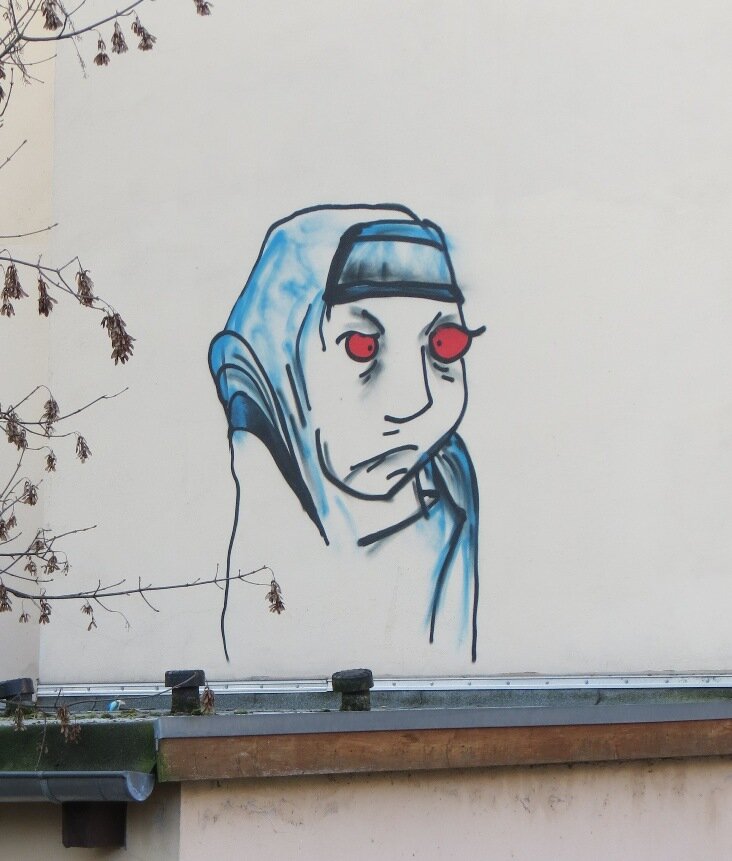 Frau mit Burka