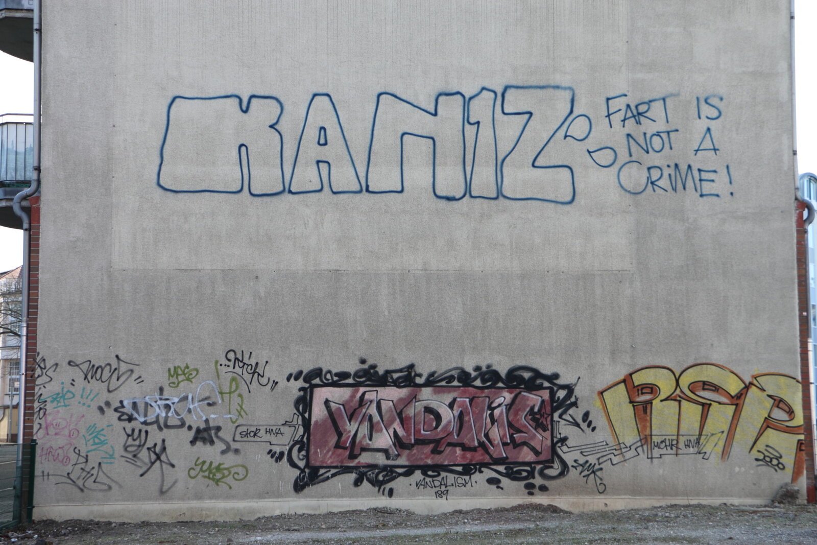 Graffiti-Versammlung