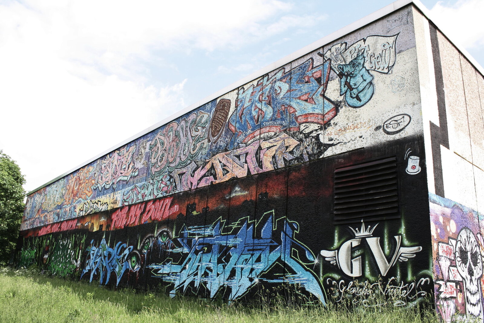 Graffiti in Glaucha 2013, 2014