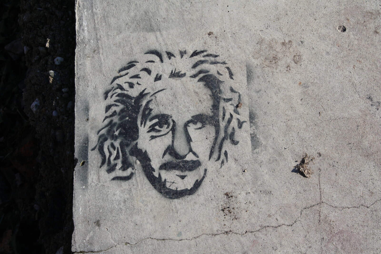 Einstein am Boden