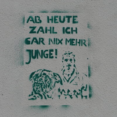 Herr und Hund