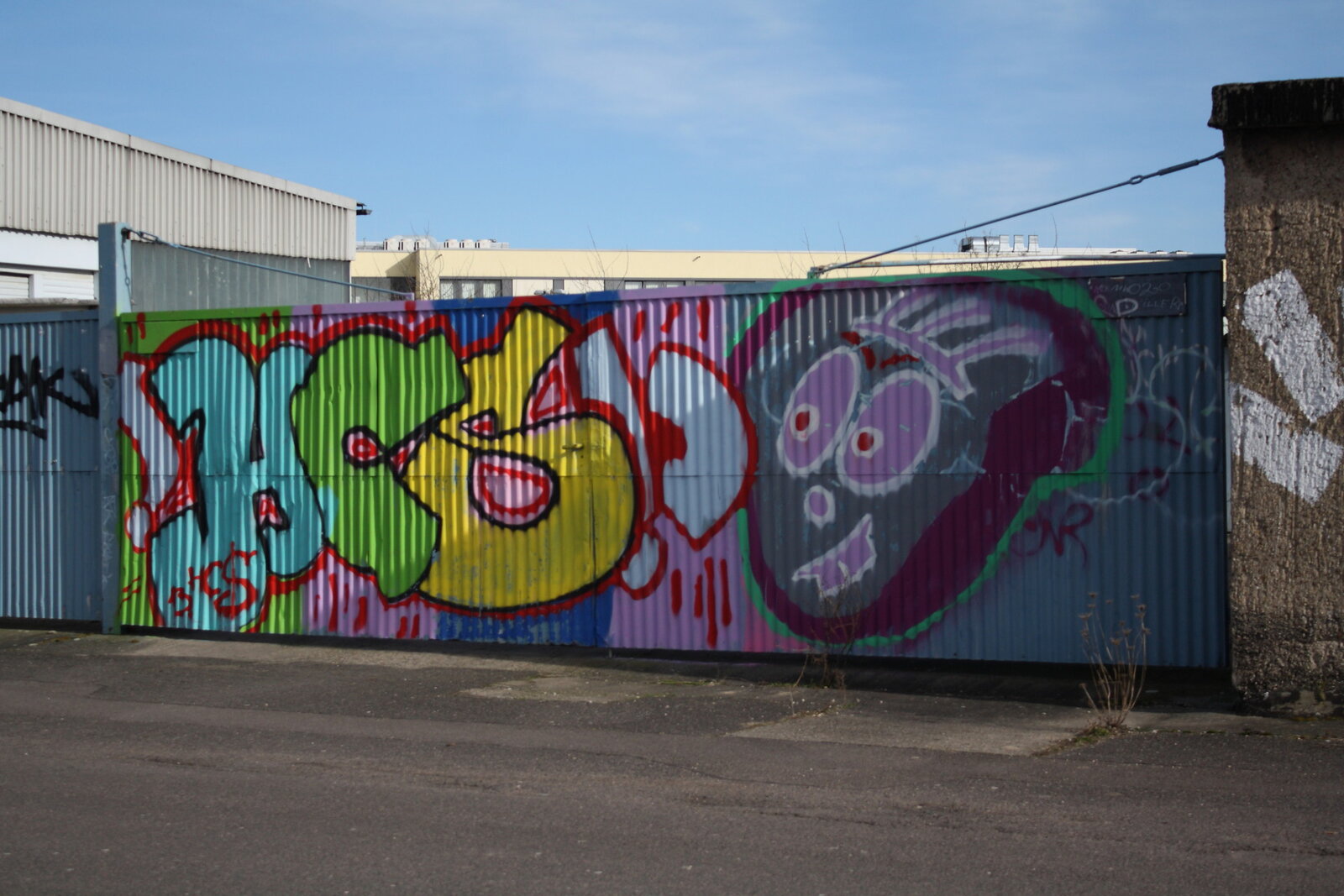 Graffiti bildlich: Torwächter