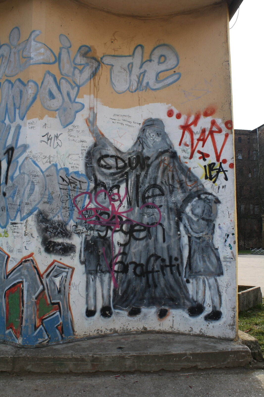 August Hermann Francke als Graffito