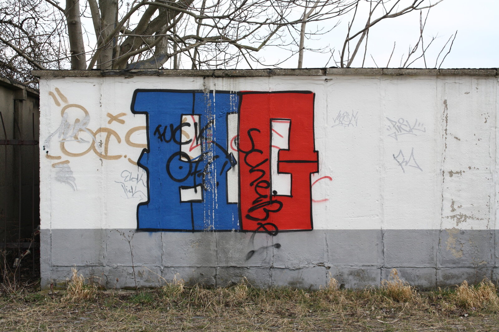 Blau und Rot