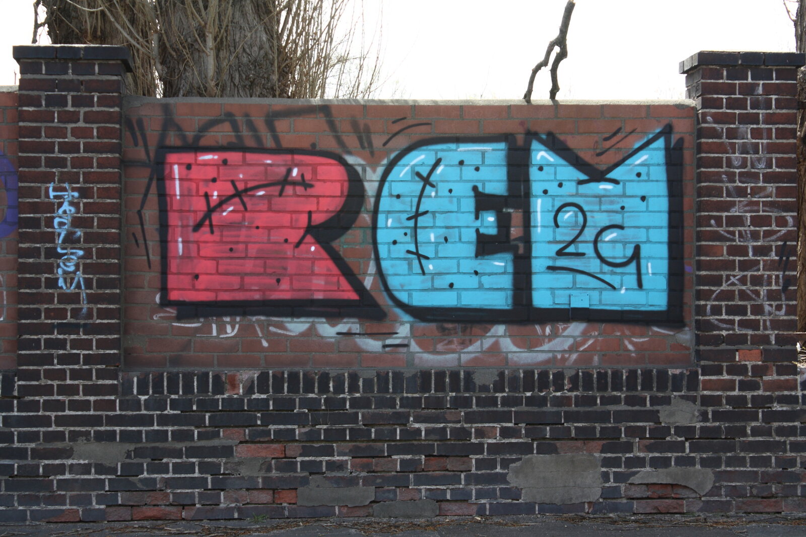 Rot und Blau