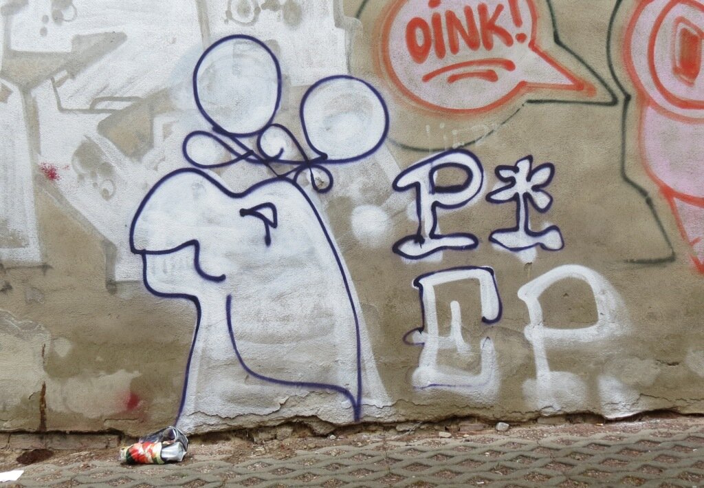 Graffitikopf PIEP