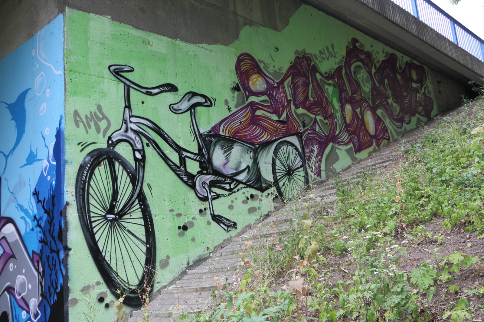 Unter der Brücke...