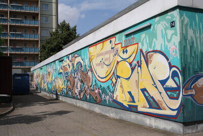 Carl-Schurz-Straße, Rückseite