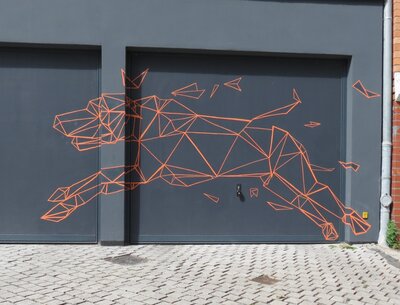 Springender Hund