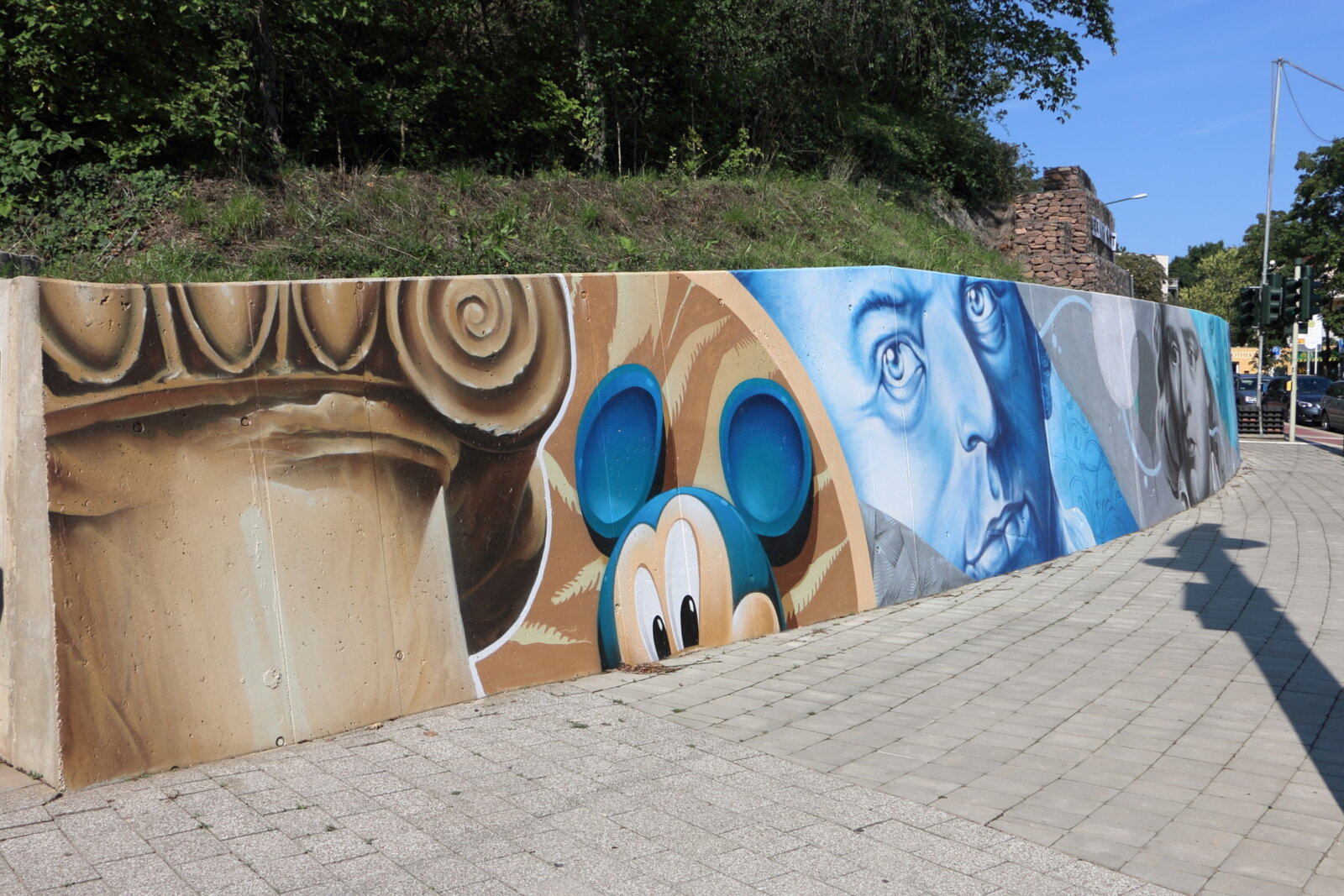 "Mauerwerk" an der Bergschänke in Kröllwitz (1)