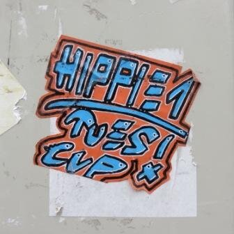 HIPPIE 1, CUP, TU ES-Sticker