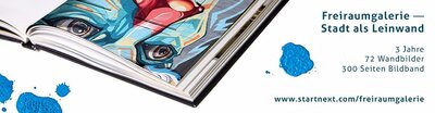 Noch eine Woche: Buch der Freiraumgalerie crowdfunden!