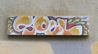 Soul-Holzfliese, bunt