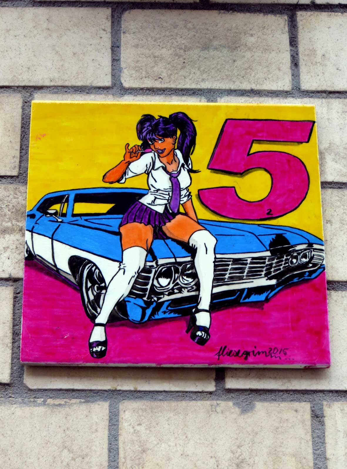 Nummerngirl in der Goethestr. 5