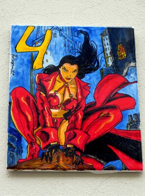 Nummerngirl in der Viktor-Scheffel-Str. 4