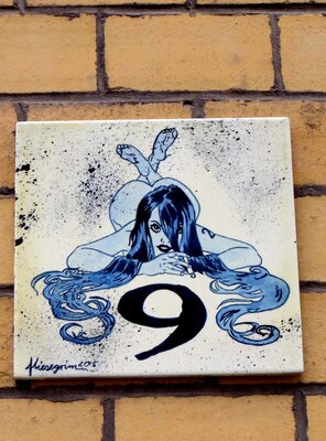 Nummerngirl in der Goethe-Str. 9