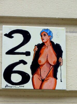 Nummerngirl in der Goethe-Str. 26