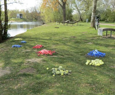 Land Art an der Saale 1.