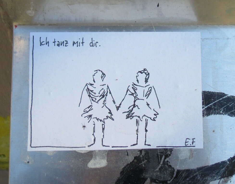 Neues von E. F., dem streetart-Romantiker