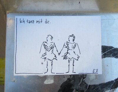 Neues von E. F., dem streetart-Romantiker