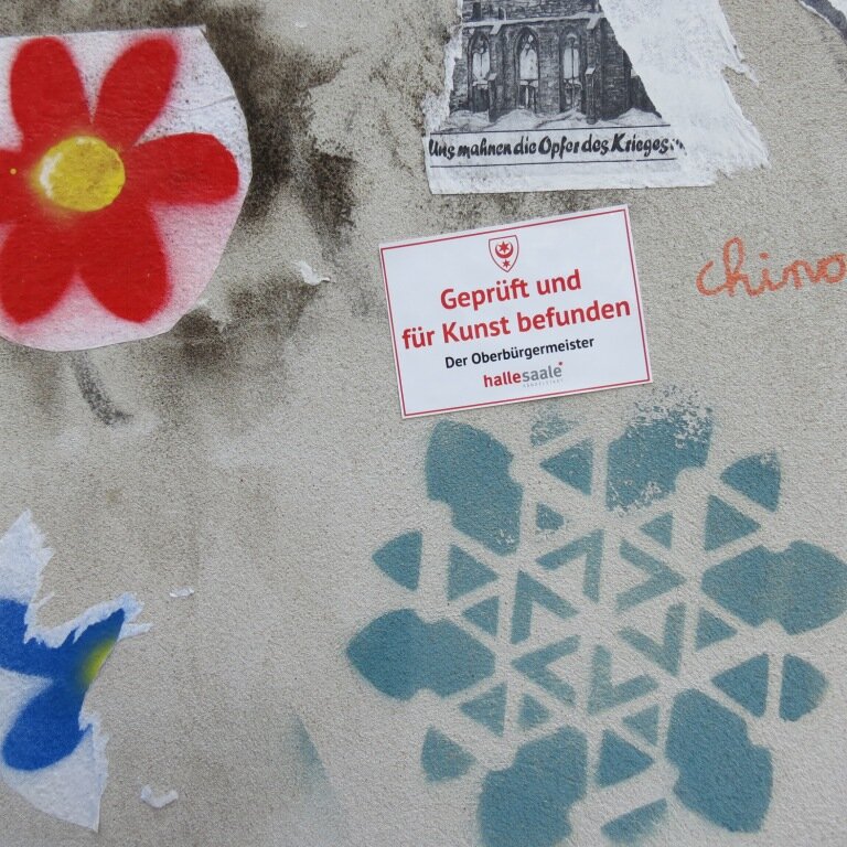 der OB hat was für streetart übrig
