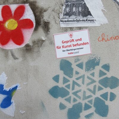 der OB hat was für streetart übrig