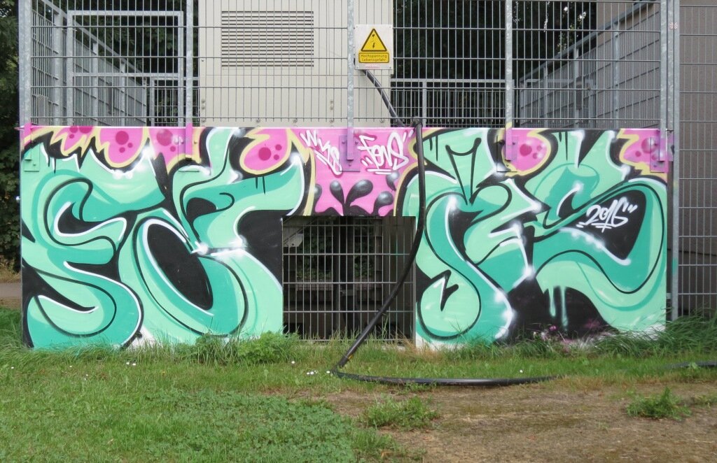 FENS-graffito kurzlebig
