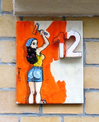 Fliesegrimms Nummerngirl bei der Arbeit