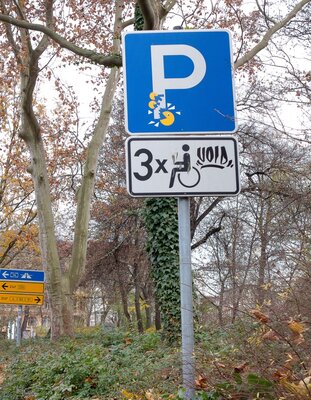 Vermehrung der gelben Straßenschilderfresserchen