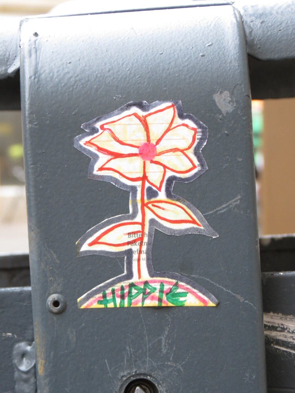 Hippie-Stickerserie 4.