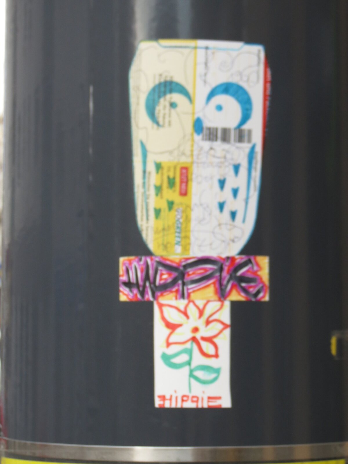 Hippie-Stickerserie 5.