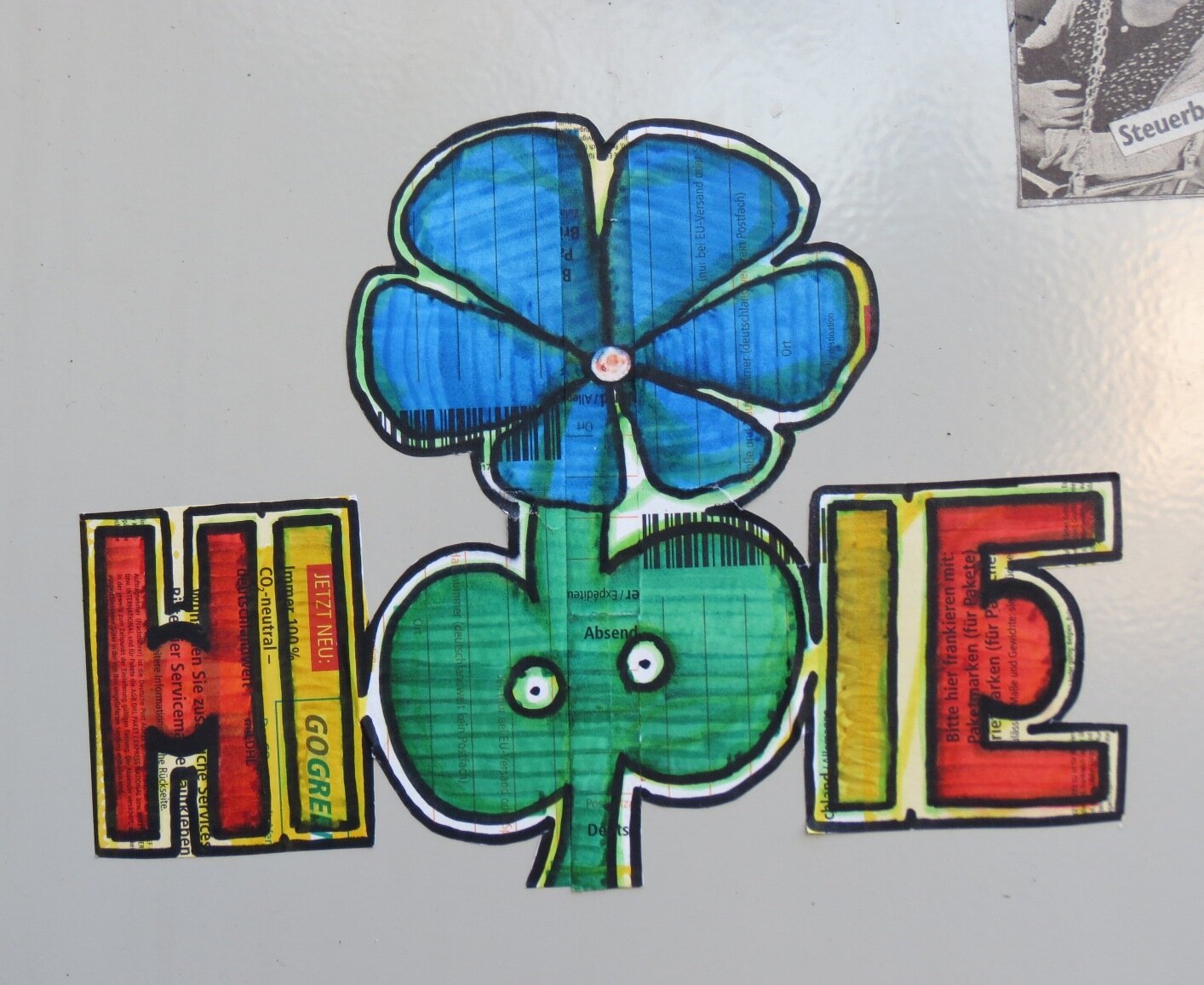 Hippie-Stickerserie 7.