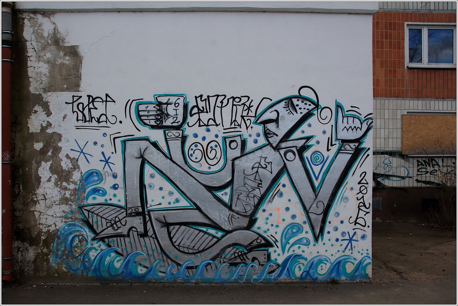 Panik-Graffito in HaNeu