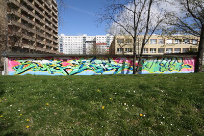 Am Skatepark in Ha-Neu, es frühlingt ...