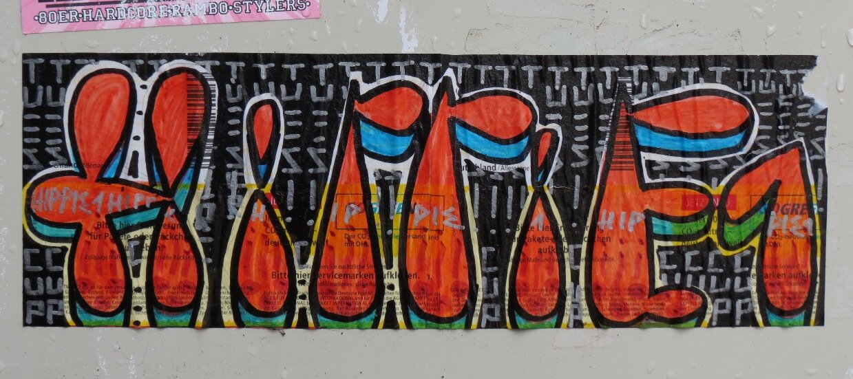 Hippie-Stickerserie 16.