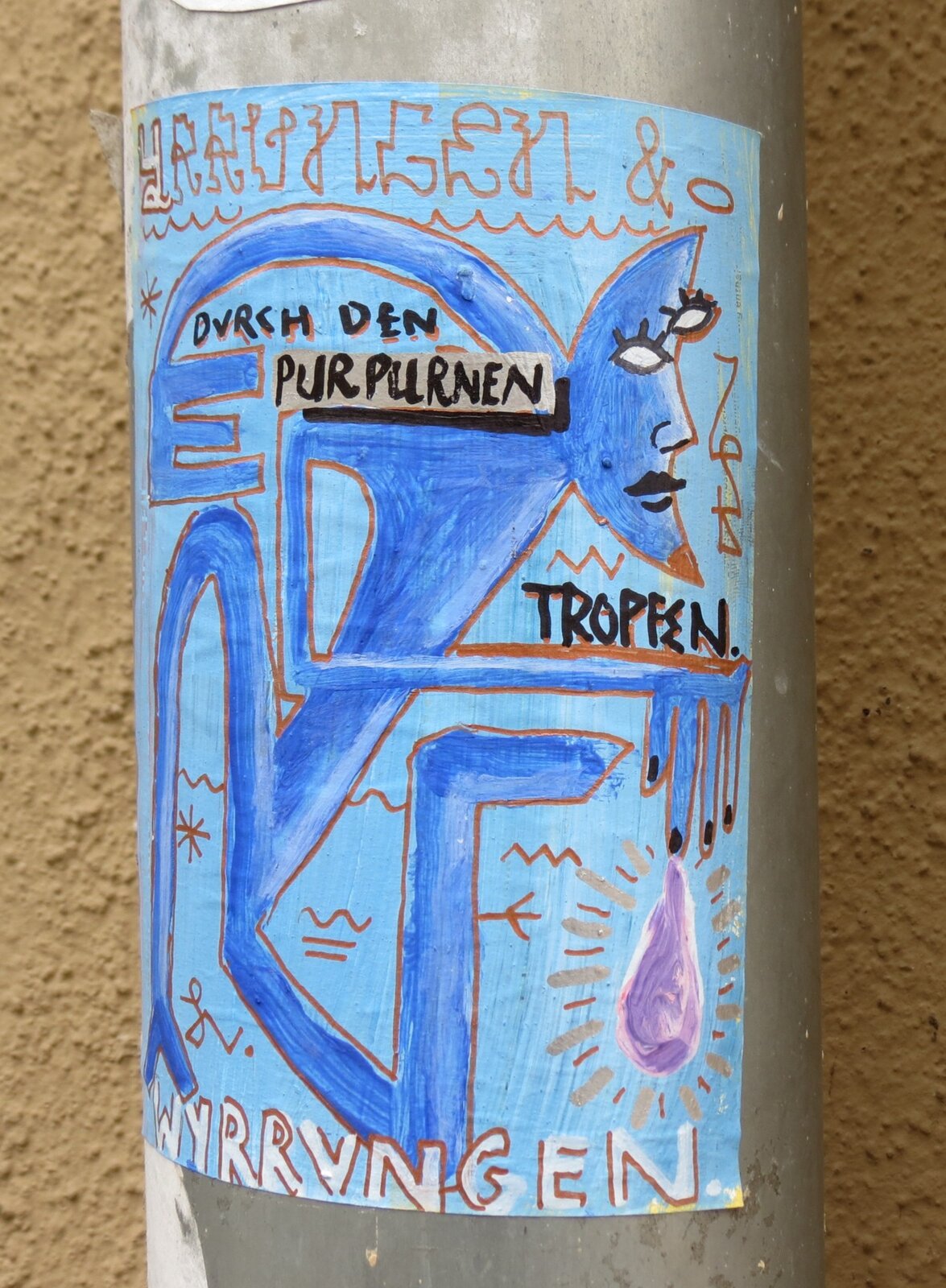 Purpurne Tropfen