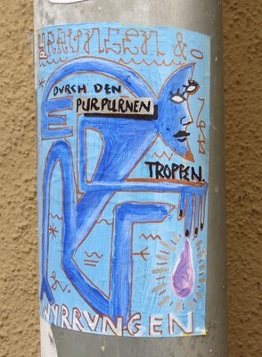 Purpurne Tropfen