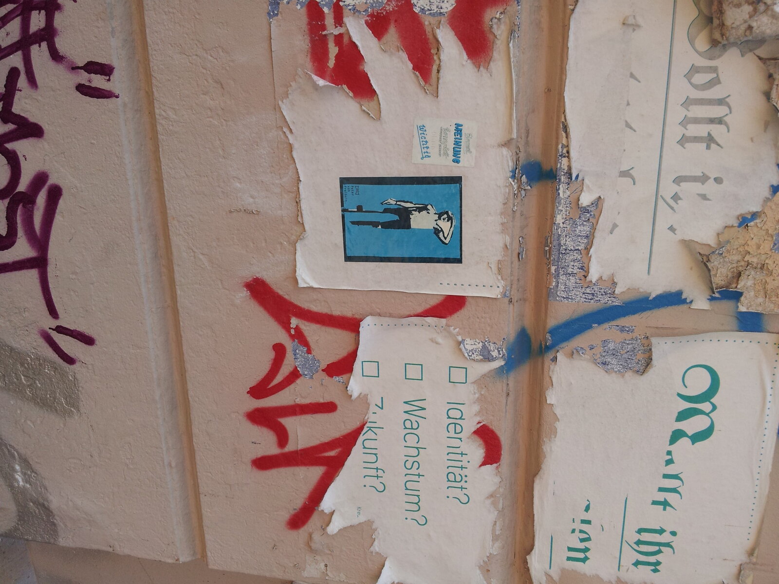 Peter v. Freiheit an der ehemaligen Ufo-Galerie