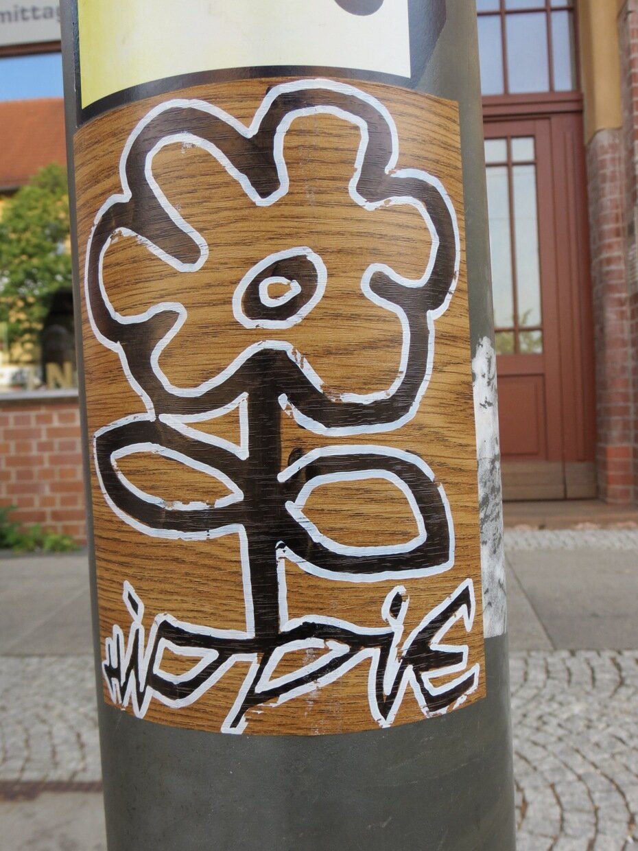 Hippie-Stickerserie 32.