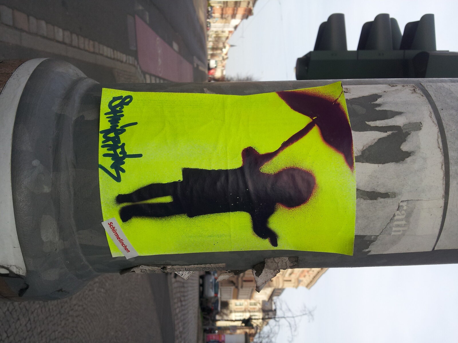 Schirmelinchen an der Lessingstraße