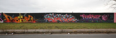 Kaolinstraße Ha-Neu (183): POSTER u.a. vom Team Mad Flava