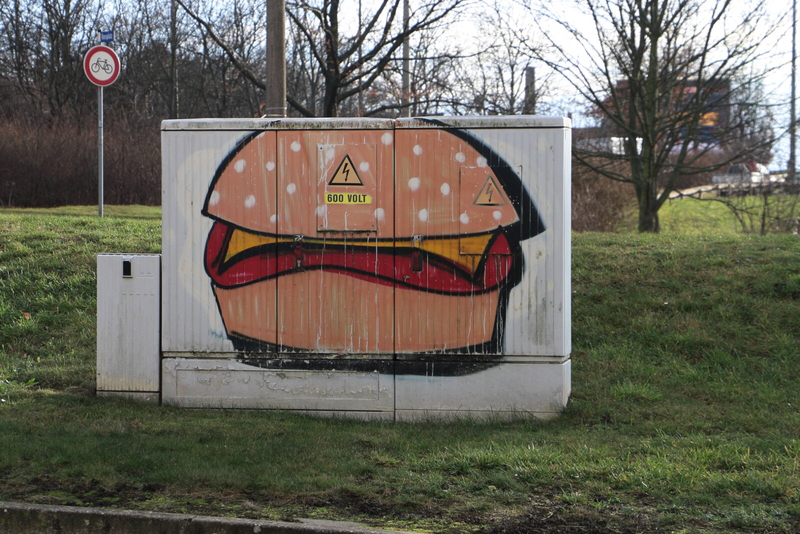 Hochgespannter Burger