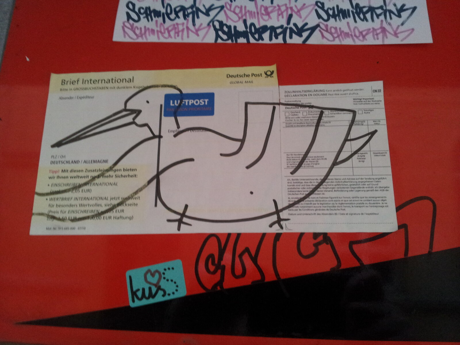 Kuss und Vogel am Unterberg