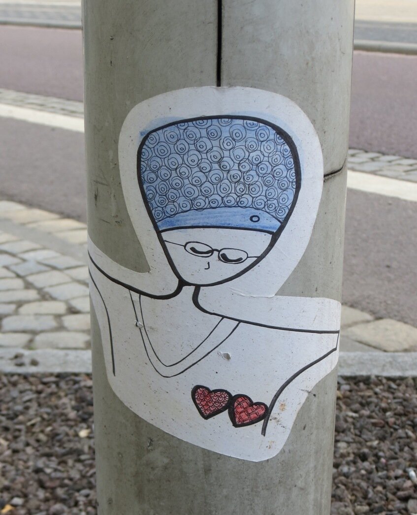 Mädchen mit Doppelherz
