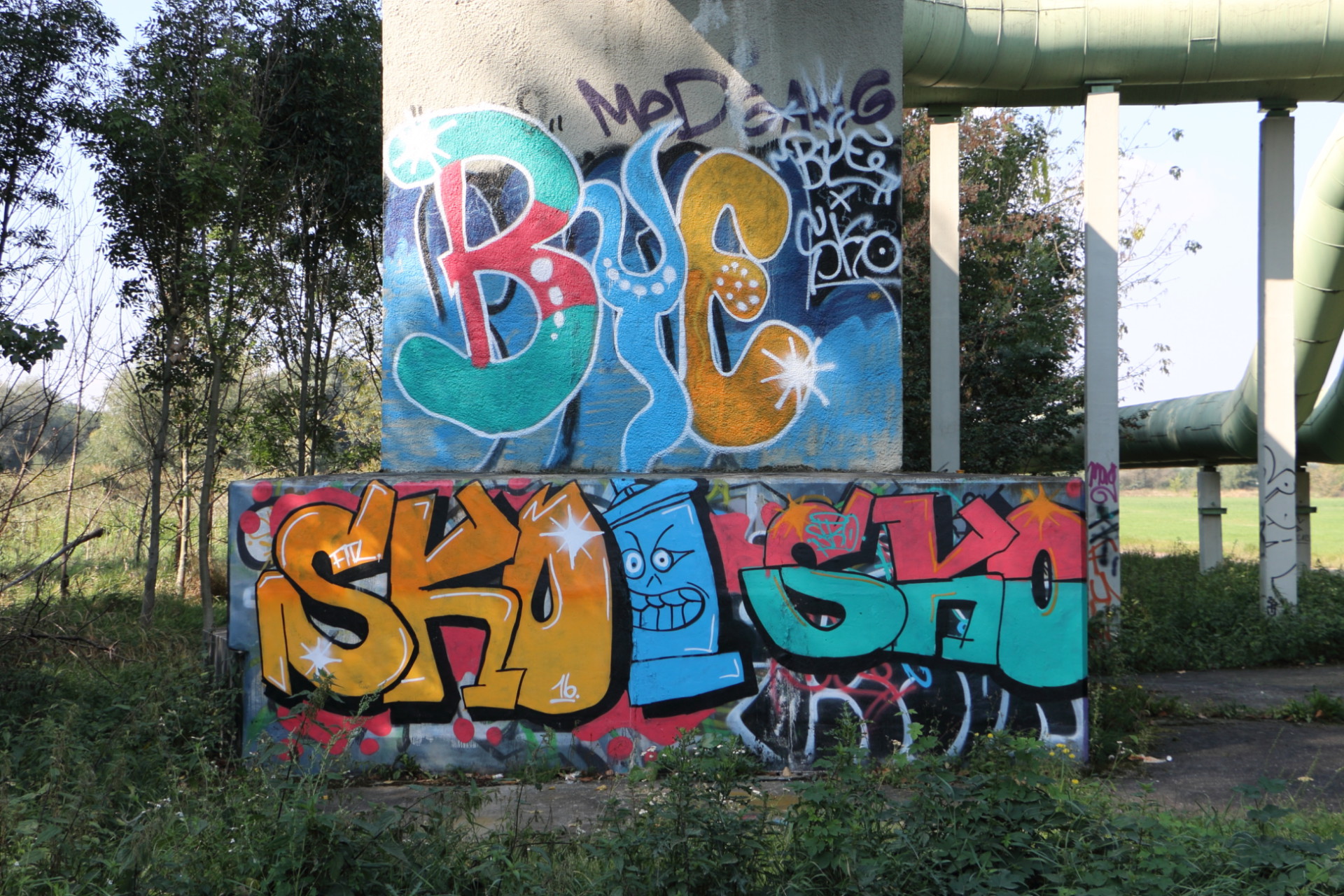 Neues von der Fernwärmebrücke an der Saale: BYE SKO