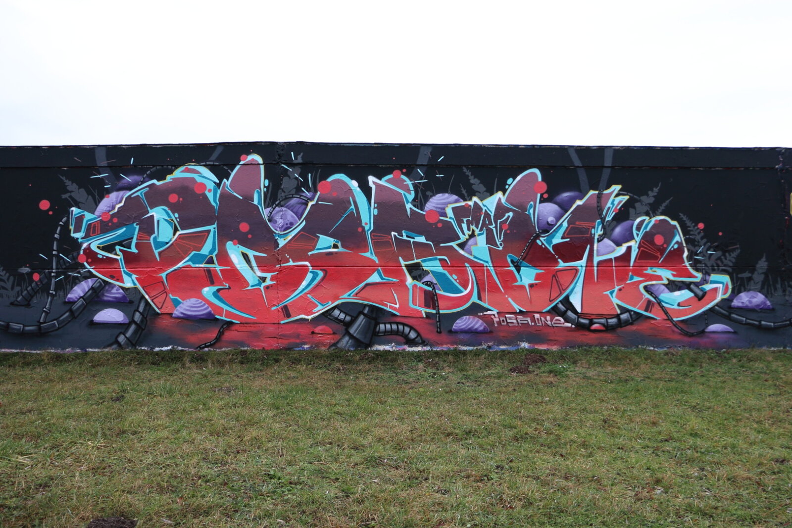 Kaolinstraße Ha-Neu (183): POSTER u.a. vom Team Mad Flava